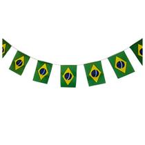 Varal de Bandeiras do Brasil - 4 Metros
