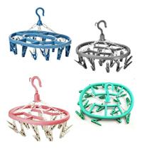 Varal De Calcinha Meia Cuecas 18 Pregadores Oval - Variada