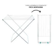Varal de Chão 80cm Reforçado Dobrável até 8kg Apartamento Varal de Chão 80cm Reforçado Dobrável até 8kg Apartamento