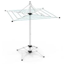 Varal De Chão Aço Carbono Retrátil Giratório Reforçado 4 Cordas Durável Varal Sul Varal De Chão Aço Carbono Retrátil Giratório Reforçado 4 Cordas Durável Varal Sul