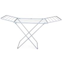 Varal De Chão Aço Slim Com Abas Mor - 6005 - 155cm - Branco Varal De Chão Aço Slim Com Abas Mor - 6005 - 155cm - Branco