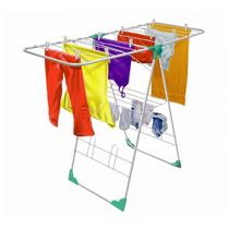 Varal de Chão Atenas - Aço - Branco - Secalux