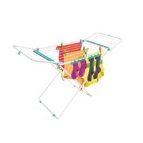 Varal de Chão Bari com Abas - Aço - Branco - Secalux Varal de Chão Bari com Abas - Aço - Branco - Secalux