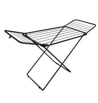 Varal de chão com abas lugano em aço black lançamento - secalux