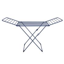 Varal De Chão Com Abas Pintura Eletrostática Azul Imperial Varal De Chão Com Abas Pintura Eletrostática Azul Imperial