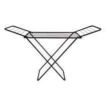 Varal De Chão Com Abas Slim Preto Reforçado Mor