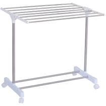 Varal De Chão Dobrável Com Abas Grande Secador De Roupas