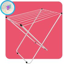 Varal De Chão Dobravel Sem Abas Apartamento Portatil Napoles Lavanderia Secar Roupa na Sombra e Varanda Secalux