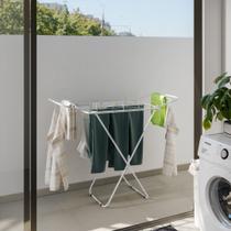 Varal De Chão Estendedor De Roupa Para Apartamento Com Abas Resistênte