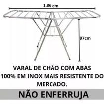 Varal de Chao Inox (O mais resistente do mercado)