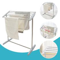 Varal De Chão Para Toalhas De Banho E Rosto Suporte Multiuso Estendedouro De Roupas Em Aço Inoxidável Reforçado Portátil Varal De Chão Para Toalhas De Banho E Rosto Suporte Multiuso Estendedouro De Roupas Em Aço Inoxidável Reforçado Portátil