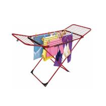 Varal de Chão Pégasus com Abas Aço - Vermelho - Secalux Varal de Chão Pégasus com Abas Aço - Vermelho - Secalux