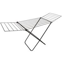 Varal De Chão Reforçado com Abas Não Enferruja Branco ou Preto 11 kg Aramado Secalux