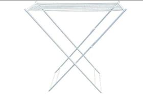 Varal de chão sem abas com 7 varetas em alumínio