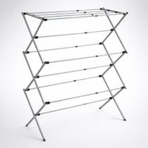 Varal de Chão Telescópico Vertical Dobrável com 11 Hastes