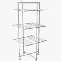 Varal de chão torre dobrável com 30 varetas em alumínio 150 cm