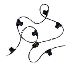 Varal De Luz 10 Metros - 10 Soquetes E27 Bivolt Decoração