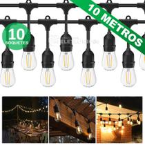 Varal de Luz 10m com 10 Soquetes Crie Ambientes Mágicos e Aconchegantes 61177 Varal de Luz 10m com 10 Soquetes Crie Ambientes Mágicos e Aconchegantes 61177