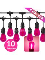 Varal de Luz com Lâmpadas Retrô LED Ideal para Festas, Jardins e Varandas KIT032 Varal de Luz com Lâmpadas Retrô LED Ideal para Festas, Jardins e Varandas KIT032