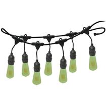 Varal de Luzes 10M Bivolt com 10 Lâmpadas Verde 220v Foxlux Varal de Luzes 10M Bivolt com 10 Lâmpadas Verde 220v Foxlux