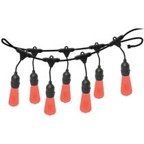 Varal de Luzes 10M Bivolt com 10 Lâmpadas Vermelho 220v Foxlux Varal de Luzes 10M Bivolt com 10 Lâmpadas Vermelho 220v Foxlux