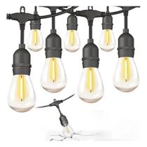 Varal de Luzes 10m Cordão de Luz Externo com Lâmpadas S14 Varal de Luzes 10m Cordão de Luz Externo com Lâmpadas S14