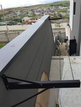 Varal de parede muro fixo 5 cordas em alumínio