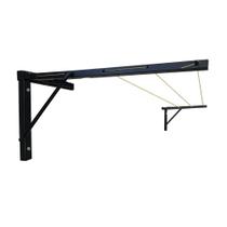 Varal de parede reforçado retrátil 3fio 40cm preto ate 25kg Varal de parede reforçado retrátil 3fio 40cm preto ate 25kg