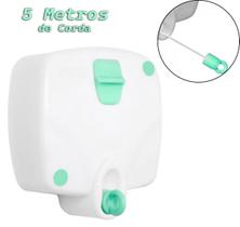 Varal de Parede Retrátil Automatico Com 1 Corda 5m Secalux Rotoflex