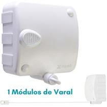 Varal de Parede Retrátil Automático Otimiza Seu Espaço Modular 1 Peça Com 6 Metros