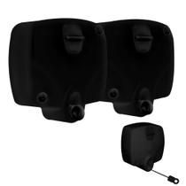 Varal de Parede Retrátil Automatico Preto c/ 2 Cordas 5 metros Rotoflex 2 Módulos - Secalux Varal de Parede Retrátil Automatico Preto c/ 2 Cordas 5 metros Rotoflex 2 Módulos - Secalux