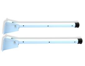 Varal de Parede RetrÃtil FlexÃvel 50 cm Tubular Branco Varal de Parede RetrÃtil FlexÃvel 50 cm Tubular Branco