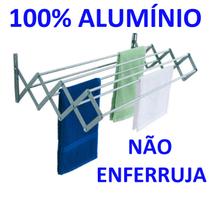 Varal de parede sanfonado 100cm bitenfer varais