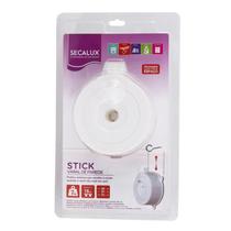 Varal De Parede Stick - Branco - Com Corda De 18M