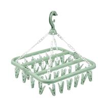 Varal De Plástico Dobrável Com 32 Clipes Para Roupas, Roupa Íntima E Meias