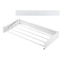 Varal De Roupa Mágico Retrátil De Parede Dobrável 60Cm