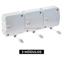 Varal de Roupa Modular Retrátil Automático 6 Metros 3 Modelos - Maxeb