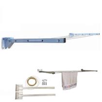 Varal De Roupa Parede Retrátil Reforçado De Aluminio 60Kg 4 Metros 5 Cordas - CL Varal De Roupa Parede Retrátil Reforçado De Aluminio 60Kg 4 Metros 5 Cordas - CL