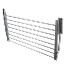 Varal De Roupas de Parede Retratil 9 Varetas Aluminio Dobravel 80cm Varal De Roupas de Parede Retratil 9 Varetas Aluminio Dobravel 80cm
