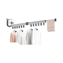 Varal De Roupas Dobrável De Alta Resistência Para Montagem Na Parede, Retrátil, Rotativo E