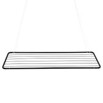 Varal de Teto 1.20m x 56cm Preto 006030 MOR