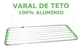 Varal De Teto 80cm Aluminio Não Enferruja Leve