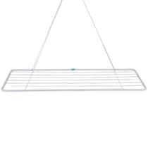 Varal de Teto em Aço 1,20 M x 56 CM Branco 006007 MOR