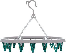 Varal de Teto Flash Limp Mini Varal Oval 24 prendedores Varal de Teto Flash Limp Mini Varal Oval 24 prendedores