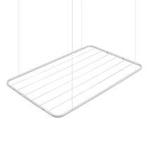 Varal de Teto Lavanderia Apartamento Kit Instalação 90X50cm