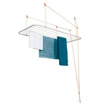 Varal De Teto Maxeb Com 1,40m X 56cm - 6 Varais - Resistente