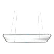 Varal De Teto Reforçado Alumínio 90cm Cinza 6 Varetas Completo Com Kit de Instalação Bel Varal De Teto Reforçado Alumínio 90cm Cinza 6 Varetas Completo Com Kit de Instalação Bel