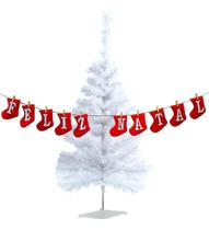 Varal Decorativo Cordão De Botas Feliz Natal Com Pregador Varal Decorativo Cordão De Botas Feliz Natal Com Pregador