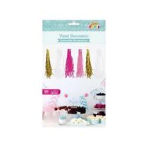 Varal Decorativo Pompom Com 4 Metros Rosa