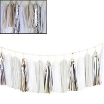 Varal Decorativo Pompom Enfeite Prata -Dvs7922/3 Yoss